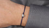 Video blaues Makramee Armband Leopard