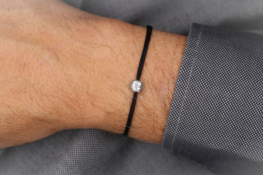 Buddha Armband Herren und Damen mit Schiebeknoten Verschluss