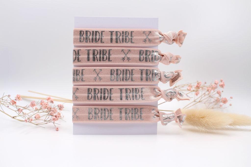 5er Set Bride Tribe Armband und Team Braut zur Hochzeit