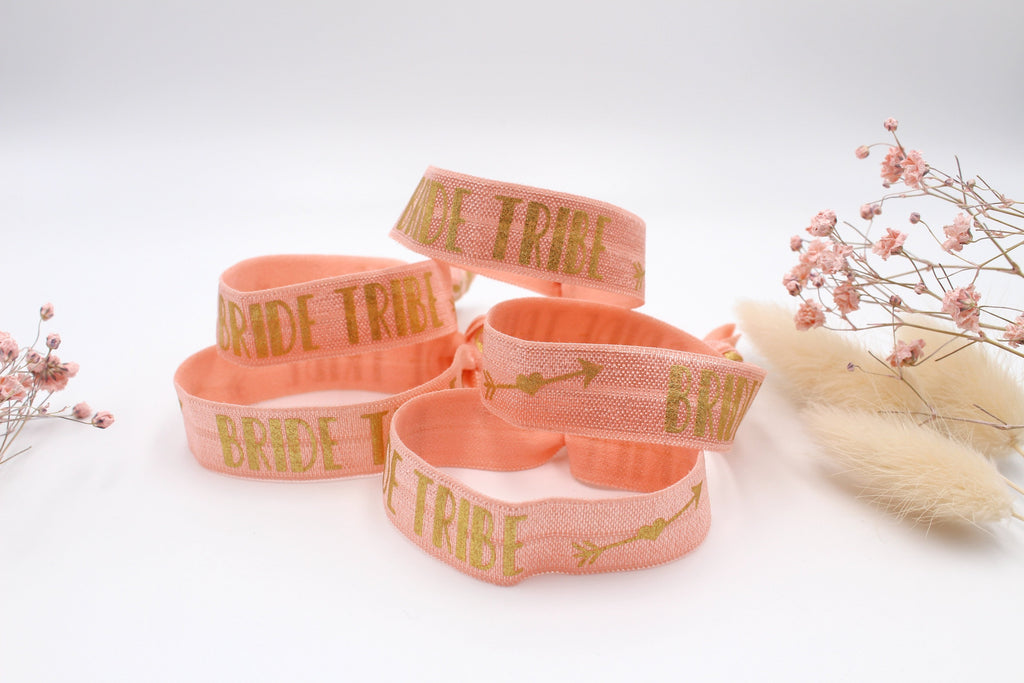 Elastisches Armband im 5er Set für Brautjungfern und Bridesmaid und Trauzeuginnen
