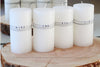 Adventskranz Zahlen 1-4 für Adventdeko für deine Kerzen am Adventskranz, Bandfarbe wählbar