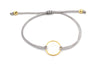 schlichtes Kreisarmband in goldfarben als Geschenkidee für Damen