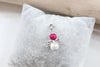 Schutzengel in pink weiss als kleines Gastgeschenk für Hochzeit, Taufe oder Firmung