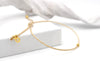 Details Herz Anhänger von Armband Perle in gold